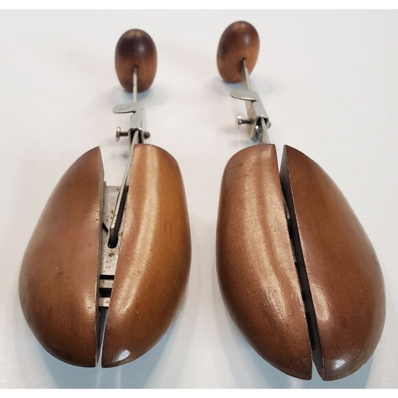 Adjustable Wooden Shoe Stretchers 2-1/2 Metal Hardware 8.5-10-5" - Picture 16 of 16
